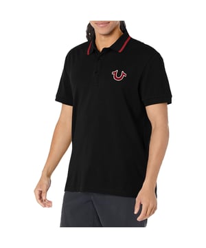 True Religion Mens Polo Shirt
Style Code:  107125
100% Cotton
Made in India
Signature Horseshoe on The Chest
Classic Buddha Logo on The Back.
Short Sleeve
Ribbed Collare & Sleeve
Soft Cotton Fabric
Regular Fit
Machine Washable
Split Side Hem