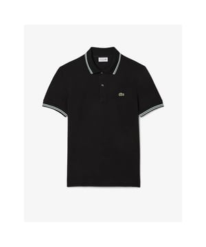 Color combination ans graphics for a Lacoste dynamic and creative identity.The essential polos of the Lacoste wardrobe : a wide range inspired by our iconic staplePolo in our iconic petit piquéRegular Fit, natural ease on bodyRibbed collar with contrasted tipping,contrasted piping along button placket and cuffs invisible hem.Real mother of pearl buttonsEmbroidered 3cm green crocodile at chest