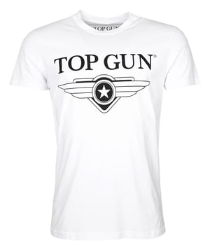Het shirt heeft een aangenaam wijde ronde halslijn. De sportieve snit maakt het zeer comfortabel om te dragen. Het heeft de typische Top Gun letters op de voorkant.