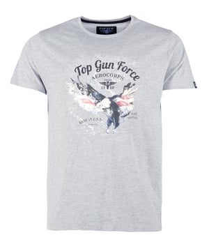 Das Shirt ist mit einem schönen Top Gun Top Gun Print bestückt. Mit diesem einzigartigem Aufdruck mit US Adler und dem bequemen Schnitt ist dieses Shirt ein wahres "Must Have".