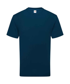 100% Combed Ring-Spun Natural Cotton. Fabric: Yarn. Design: Plain. Neckline: Crew Neck, Rib Knit. Sleeve-Type: Short-Sleeved. Self-fabric Shoulder-To-Shoulder Taping, Single Needle Stitching, Tearaway Label. Fit: Classic. 180gsm. S: 37 in. M: 40 in. L: 43 in. XL: 46 in. XXL: 49 in. 3XL: 52 in.