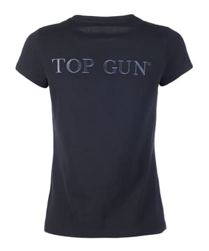 mit gesticktem Logo  Top Gun T-Shirt aus hochwertiger Baumwolle mit gesticktem Top Gun Logo auf dem Rücken.