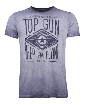 Der einzigartige Top Gun Stil spiegelt sich in diesem hippen Shirt wieder. Mit dem Top Gun Druck und dem bequemen Schnitt ist dieses Shirt ein absoluter Hingucker.