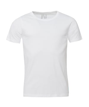 Het T-shirt heeft aantrekkelijke belettering op de borst en rug. De zachte stof biedt een ideale pasvorm dankzij de licht getailleerde snit.