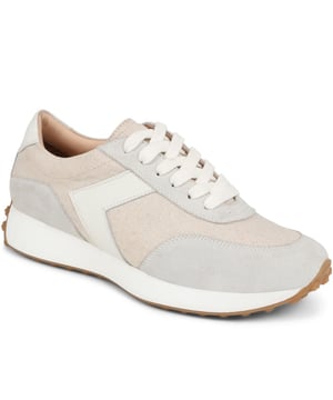 An update on the retro runner silhouette, the Babetta Leather trainers are sculpted from buttery soft leathers and feature a bold contrasting colour palette.