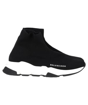 VINTAGE, RRP AS NEW

Highlight your unique style with these sleek and stylish speed runner sneakers by Balenciaga. Breathable knit fabric in a sock style makes them perfect for running, or just going out on the town. Fully equipped to give you the best experience, this style-filled pair deserves to be yours.

with Box, Dust bag


Balenciaga Speed Sneakers in Black Polyester
Condition: very good
Signs of wear: Include Box., No visible sign of wear. No Mark at insole.,  Very light mark at soles.
Packaging: Box, Dust bag
Color: black
Material: polyester
Size: UK | 3/US6/EU36
Measurements: Heel height: 45; Insole length: 280
SKU: BAPUGBSH445754W