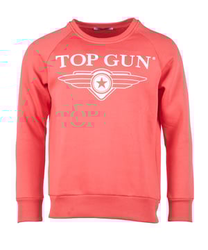 Es besitzt den Top Gun Schriftzug in der Farbe weiß auf der Brust. Der elastische Strick am Ärmelabschluss, Kragen und am Bund sorgen für eine ideale Passform. Das Sweatshirt besitzt einen angenehmen Rundhalsausschnitt.