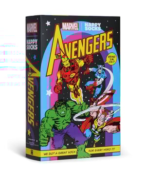 Maak van elke stap een statement! Deze comfortabele sokken brengen met coole MARVEL™ Avengers-motieven superheldengevoel in jouw dagelijkse leven. De zachte materiaalmix zorgt voor een prettig draagcomfort, terwijl de originele ontwerpen echte comicfans enthousiast maken. Perfect als cadeau of om zelf te dragen – dit 6-pack geeft je voeten een vleugje actie!