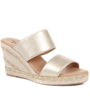Does it get more summery than wedge sandals? We think not. The Amabelle mule sandals have been made in Spain with supple leather straps and shaped with an open-toe silhouette that's primed for the summer sun. The espadrille inspired jute sole is classic in its own right, so opt to wear them with timeless summer staples like a floating maxi dress or palazzo pants.