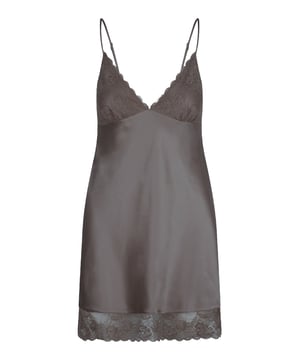 Schönes Kleid aus Satin kombiniert mit Spitze