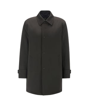 Men's Boss Dain7 Coat.- Zip-fly and snap button closure.- Regular-Fit.- Fold-down classic collar.- Straps on the cuffs.- Front welt pockets.- Internal zip pockets.- Fully lined.- Water-repellent (waterproof) coating.- Made of high-quality recycled fabric. Material: 100% Polyester (Recycled). Ref: 50457490001.