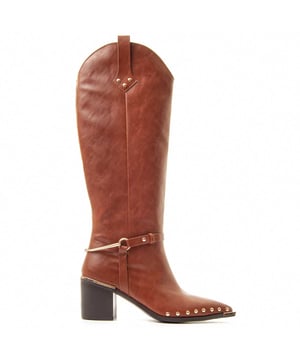 Bota cómoda para mujeres. Ajuste confortable. Plantilla acolchada. Suela antideslizante. Costura reforzada. Fabricada por otras marcas para nuestra marca.