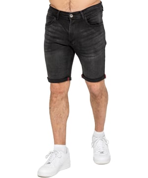 Los pantalones cortos vaqueros elásticos para hombre Enzo ofrecen la combinación perfecta de estilo y comodidad. Diseñados con un ajuste slim y confeccionados con tejido elástico, brindan flexibilidad y un aspecto elegante. Con un diseño clásico de 5 bolsillos, cierre de cremallera y dobladillo vuelto para un toque moderno, estos pantalones cortos son imprescindibles en cualquier armario casual. Ideales para los días cálidos, ofrecen practicidad y moda sin esfuerzo.