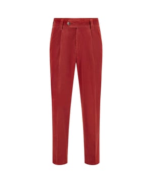 Mens BOSS H-Perin Pleat Trousers in red- Heritage trouser- Relaxed fit- Front pleats- Ref: 50458977-611