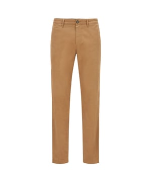 Men's Boss Crigan2 Trousers.- Regular Fit chinos by Boss Black.- Regular high waist with button and zip.- 2 diagonal slash pockets at the front and 2 piped back pockets.- Leather label above the right back pocket. Material: 97% Cotton, 3% Elastane. Ref: 50296038263.