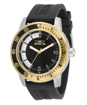 El Invicta 34097 tiene una caja de acero inoxidable de 45 millimetros con una esfera negro.
Esta modelo funciona con un movimiento de Cuarzo preciso.
Resistencia a la presión de aqua de 10 bares.
Este modelo es parte de la colección Invicta Specialty.

2 años de garantía Invicta.