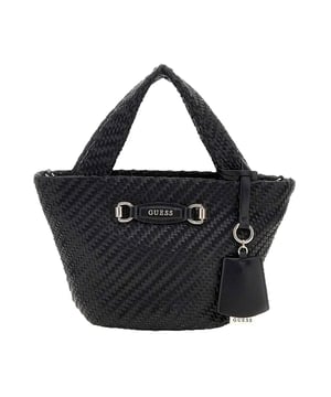 Guess Francy Mini Damen-Handtasche Schwarz aus Leder. Authentisches Gepäck von der Marke Guess - Streetwear/Sportswear-Design von Guess - Guess für Frauen, modisch und perfekt für den Alltag - Schwarze Guess-Handtaschen lassen sich hervorragend mit Ihrem restlichen Kleiderschrank kombinieren - angenehmes Leder-Material - klassisch - Francy Mini -