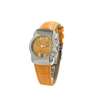 '''json
{
  Beschreibung: Diese elegante orangefarbene Lederuhr wurde fur Frauen entwickelt die eine Mischung aus Stil und Funktionalitat zu schatzen wissen. Die Uhr ist mit einem QUARZ.
  Mechanismus ausgestattet und verfugt uber eine analoge Anzeige die.