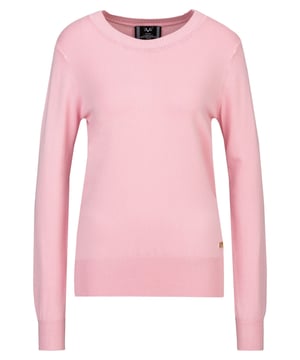 Schlichter Strickpullover aus weichem Feinstrick mit Rundhals. Die hochwertige Viskose-Mischung sorgt für hohen Tragekomfort und eine perfekte Passform.