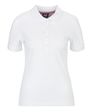 Sportief poloshirt met een klassieke polokraag en discrete logopatch. De katoen-elastaanmix zorgt voor veel comfort en een perfecte pasvorm.