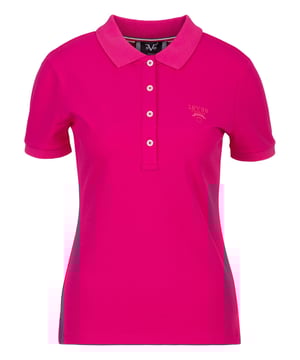 Sportief poloshirt met een klassieke polokraag en discrete logopatch. De katoen-elastaanmix zorgt voor veel comfort en een perfecte pasvorm.