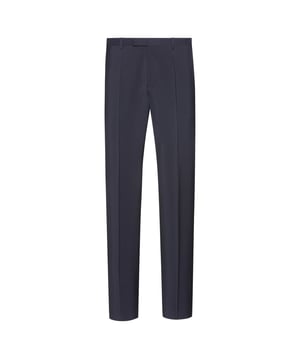 Mens Hugo Simmons181S Trousers in dark blue.- Hook and zip closure.- Side pockets.- Belt loops.- Regular fit.- Ref: 50379583401