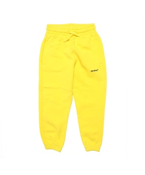 Jongens Off White Monster Arrow Sweatpants in geel.- Elastische tailleband.- Zijzakken.- Elastische manchetten.- Off-white logo in wit op voorkant.- Multicolor pijl op achterkant.- 100% Katoen.- Ref: OBCH0010031884
