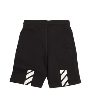 Boys Off White A-O Monster Shorts in black.- Elasticated waistband.- Side pockets.- Monsters logo printing.- Regular fit.- 100% Cotton.- Ref: OBCI0010081084