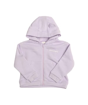 Regenboog Hoodie met rits voor baby's in lila.- Capuchon.- Kangoeroezak.- Geribde boorden en zoom.- Logo met regenboogmotief op rug.- 100% katoen.- Ref: PGXV0020013684