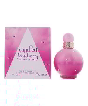 Britney Spears Fantasy Candied is a Floral Fruity Gourmand fragrance for women, launched in 2024. This scent opens with a fun and nostalgic blend of Bubble Gum, juicy Strawberry, and zesty Orange, creating a bright and cheerful introduction. The heart blooms with exotic Hibiscus, elegant Jasmine Sambac, and delicate Lily of the Valley, adding a fresh and floral touch. As it settles, the fragrance reveals a decadent base of Cupcake, soft Musk, and creamy Sandalwood, leaving a warm and irresistible trail. Perfect for those who love a fun, sweet, and feminine fragrance with a gourmand twist.