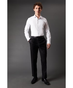 Slim fit design for a modern, tailored silhouette
        Versatile twill fabric with added stretch for comfort
        Smart trouser suitable for various formal occasions
        Belt loops for accessorising and a personalised fit
        Clean, streamlined appearance with minimal detailing
    
    These Burton slim fit trousers are a wardrobe essential for the modern gentleman who appreciates classic style with a contemporary edge. The twill fabric offers a refined appearance while the added stretch ensures all-day comfort, perfect for long days at the office or evenings out. Style these versatile trousers with a crisp white shirt and polished brogues for a sophisticated look that transitions seamlessly from boardroom to bar. For smart-casual events, pair with a fine-knit jumper and leather trainers. The sleek design and flattering fit make these trousers an ideal choice for weddings, important meetings, or any occasion where you want to project a sharp, put-together image. Effortlessly combining style and practicality, these trousers are sure to become a go-to favourite in your smart wardrobe rotation.