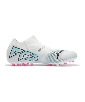 "Experience elite performance with the Puma Future 7 Match MG Men's White Football Boots. Designed for dynamic play on various surfaces, these boots combine innovative technology with a sleek, modern aesthetic to help you dominate the pitch. The advanced engineering ensures a lightweight feel without sacrificing durability, while the adaptive fit supports optimal control and quick movements.
Key Features
Multi-Ground Traction: 

Engineered outsole delivers exceptional grip on both natural and artificial surfaces, ensuring stability during rapid changes of direction.


Lightweight Construction: 

Crafted from high-quality materials for a near-barefoot feel that boosts speed and agility.


Adaptive Fit: 

Ergonomic design hugs the foot securely, enhancing ball control and responsiveness for precise touches.


Innovative Design: 

Strategic lacing and modern silhouette not only offer a secure lockdown but also add a contemporary edge to your look.


Sleek White Aesthetic: 

A bold, clean finish that stands out on the pitch, combining style with performance.


Elevate your game with these high-performance football boots that deliver both comfort and precision, whether you're dribbling past defenders or striking a winning goal."