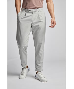 These pleated trousers with turn ups are great for any occasion