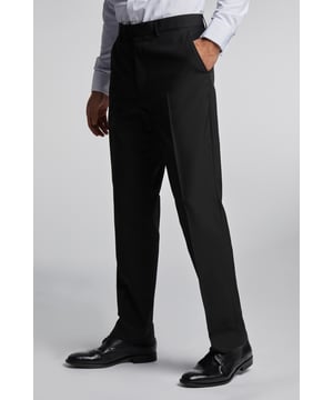 Get ready for an occasion to remember with this slim fit tuxedo trouser from Antique Rogue. Contemporary design meets heritage influence with Antique Rogue. Designed for the true trendsetter, an eye-catching colour palette spans across checked fabrics, bright plaids, and textures that elevate suits, shirts, and more. Antique Rogue's unique suits combine legendary British tailoring with distinctive styling, coming together to create a timeless range that can be dressed up or down.