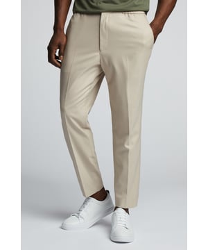 Limehaus drawstring trousers are a versitle addition to your wardrobe. They''re blended in a twill fabirc and feature a drawcord at waistband for a comfortable fit. Style them with a crew neck t-shirt on weekends or with a blazer for