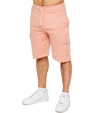 Experience comfort and style with Enzo's Men's Cargo Fleece Shorts. Made with brushed back inner fleece, these shorts offer a regular fit with 2 side pockets and 2 cargo pockets. The elasticated waistband, featuring the EZ logo, is adjustable with a drawstring for the perfect fit.