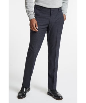 Charcoal Scratch Trousers. 75% Polyester 23% Viscose 2% Elastane