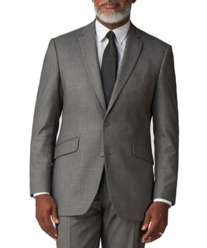 This stylish, grey regular fit suit is the perfect addition to a formal wardrobe for weddings and special events. With classic finishings, this traditional look suit boasts modern comfort and practicality.