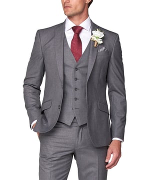 Grey plain tailored fit jacket from the Occasions range. with a 3 cuff detail and a notch lapel, this suit jacket is perfect for any occasion. Pair with the matching trouser for the full look.