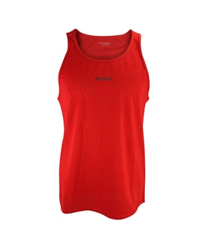 Borg Running Perforated Tank - Breathable and Lightweight Performance: Elevate your running gear with the Björn Borg Borg Running Perforated Tank, designed for athletes who value breathability and comfort. Made from lightweight, recycled polyester, this tank top features perforated fabric for enhanced ventilation, keeping you cool during intense workouts. It offers a regular fit and is perfect for warmer weather or layering. Extra Product Details:. 100% Recycled Polyester Regular Fit Perforated Fabric for breathability Round Neckline Machine Washable. This tank is a must-have for runners looking for a combination of style and performance in their gear.