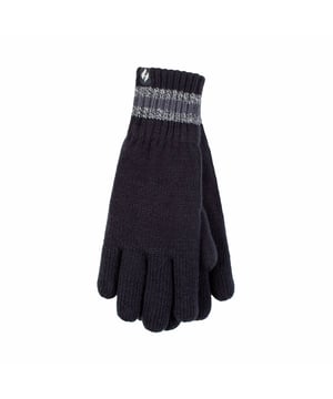 Heat Holders Herren Strickmuster Handschuhe: Diese gestrickten Thermohandschuhe von Heat Holders halten Sie beim Tragen im Alltag bestens warm und modisch. Sie sind superwarm und dabei stilvoll. Sie sind mit einem fantastischen, besonders warmen, fellähnlichen, isolierenden Futter ausgestattet, genannt Heatweaver, das noch effektiver beim Festhalten warmer Luft nahe der Haut ist. Dieses seidige, weiche Fleecefutter fühlt sich nicht nur luxuriös plüschig und kuschelig an, sondern sorgt auch für behagliche Finger im strengen Winter. Die Handschuhe sind in 3 unterschiedlichen Mode-Stilen und 10 Farbvarianten erhältlich. Zu den Mustern zählen gestreifte Handschuhe, nordische Handschuhe und Fair-Isle-Musterhandschuhe, was sie für jede Outfitwahl geeignet macht. Produktdetails: - 1 Paar - 2 Größen - 2 Muster / 5 Farben - Heatweaver Futter - Heat Holders Garn - Elastischer Handgelenk - Futter: 100% Polyester. Materialzusammensetzung (außen): Karlstad - 77% Acryl, 22% Polyester, 1% Elasthan Bergen - Schwarz - 80% Acryl, 13% Polyester, 1% Elasthan Bergen - Marineblau - 97% Acryl, 2% Polyester, 1% Elasthan Bergen - Anthrazit - 56% Acryl, 43% Polyester, 1% Elasthan Thames - 77% Acryl, 22% Polyester, 1% Elasthan