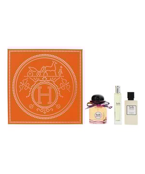 Hermes Twilly D'Hermes 3 Piece Gift Set includes Eau De Parfum (50ml), Eau De Parfum (15ml), and a Body Lotion (40ml), all infused with the signature fragrance. The scent opens with the spicy and invigorating note of ginger, paired with the bright citrus freshness of bitter orange and bergamot. The heart features a rich floral bouquet of tuberose, orange blossom, and jasmine, creating a lively and feminine essence. The base settles into a warm, creamy finish with sandalwood and vanilla, adding depth and sensuality. This set offers a complete experience to enjoy the vibrant, sophisticated fragrance wherever you go.