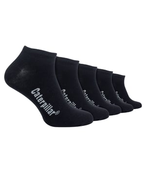 CAT - Men’s 5 Pack Trainer Work Socks: Introducing the CAT Trainer Work Socks, a pinnacle of comfort, protection, and durability. Elevate your workday experience with these socks designed to meet the demands of strenuous activities. Engineered for those who rely on their feet, these socks feature reinforced toes and heels, providing unparalleled protection while wearing work boots. Crafted from a soft yet durable cotton rich fabric, these socks offer a luxurious feel while standing up to the rigours of your daily routine. With a five-pair pack, CAT Work Socks provide a reliable rotation to keep your feet comfortable throughout the work week. Precision meets perfection with alignment points placed on the toe and heel. . Designed for practicality, These socks come in Black, White or Assorted and are available in 3 sizes: 6-9 UK, 9-11 UK & 12-14 UK. They are made from 75% Cotton, 24% Polyester, 1% Elastane and are also machine washable at 40. Extra Product Details: CAT Trainer Work Socks Robust & Durable Combed Cotton Fibres Available in Black or White Low Cut Trainer Length Soft Feel & Durable Fabric Cushioned Heel & Toe Ideal For Steel Top Cap Boots 75% Cotton, 24% Polyester, 1% Elastane Machine Washable