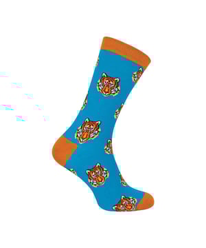 Mr Heron Bamboo Patterned Animal Socks: Miss Sparrow prides their products on the philosophy of making your feet feel fabulous all year round. Whether it's their chic and stylish products, they bring you unique, exciting and fashionable accessories, full of individuality to give you the confidence to be you. If you’re after great bamboo socks with very bright, funky and crazy colours then these bunch of Mr Heron Socks are perfect! With loads of patterns like spots, stripes, zig zags and more! You’ll be sure to find the perfect pair to jazz up your feet!. Their socks will keep your toes warm and make your loved ones smile on special occasions. They would even make a wonderful gift for yourself or a loved one. These socks are breathable, hypoallergenic antibacterial and super soft. There are many patterns available, we’re sure you’ll find something that’ll suit you. These range of socks are made from 54% Bamboo, 22% Cotton, 16% Polyester, 6% Nylon, 2% Elastane. They are men’s size 6-11 UK. Machine washable under 40. Do not dry clean. Do not iron. Do not bleach. Extra Product Details: Men’s Mr Heron Socks Novelty Bamboo Socks A Great Gift Bamboo Rich Fibres 4 Funky Patterns Super Soft & Breathable Hypoallergenic Antibacterial Machine Washable Under 40