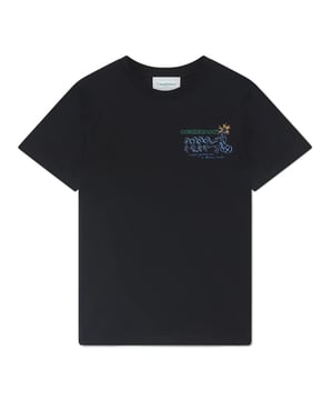 The Pentathlon t-shirt is a short-sleeved screen-printed design crafted from a jersey cotton fabric featuring the house's seasonal artwork inspired by ancient Greece, presenting as a free-hand sketch. Completed with a classic crew neck.