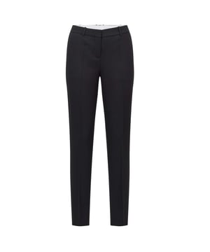 Dames Boss Tiluna12 Broek in zwart.- Verborgen gulp.- Achterzak.- Hoge taille.- Slim fit.- Ref: 50471267001