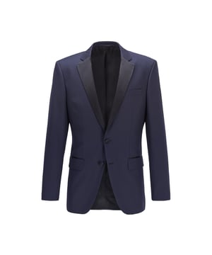 Men's Boss Hence Blazer Jacket.- Notch lapels.- Button closure.- Flap pockets.- Button cuffs.- Side vent.- Fully lined. Material: 100% Virgin Wool. Ref: 50375810401.