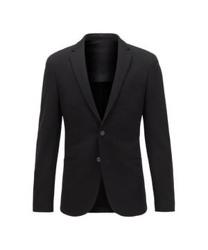 Men's Boss Norwin Blazer Jacket.- Notch lapels.- Two button fastening.- Two outer pockets, chest pocket and two inner pockets.- Buttons at cuffs.- Stretch Tailoring. Material: 74% Viscose, 22% Polyamide, 4% Elastane. Ref: 50421755001.