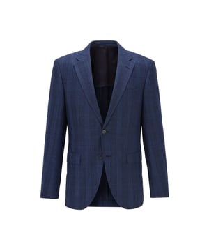 Men's Boss Jestor Blazer Jacket.- Notch lapels.- Button fastening.- Welt pockets.- Regular fit. Material: 48% Polyester, 32% Wool, 12% Viscose, 8% Linen. Ref: 50427218402.