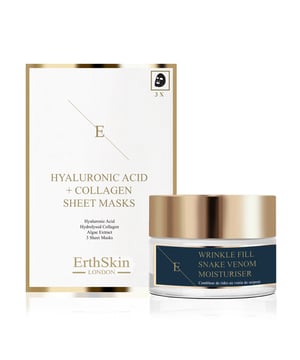De Wrinkle Fill Snake Venom Moisturiser is een geavanceerde crème ontworpen om fijne lijntjes en rimpels aan te pakken, voor een vol en jeugdig uiterlijk. Deze moisturizer is geformuleerd met slangengifpeptidetechnologie en bootst de effecten van Botox na door de gezichtsspieren tijdelijk te ontspannen, wat resulteert in een gladdere huid. Verrijkt met hyaluronzuur zorgt het voor een diepe hydratatie, waardoor de huid gehydrateerd en soepel blijft. De rijke textuur trekt snel in, waardoor de huid zacht en verjongd aanvoelt, terwijl de krachtige ingrediënten de elasticiteit van de huid verbeteren en de zichtbare tekenen van veroudering verminderen.

Het Hyaluronic Acid & Collagen Mask bestaat uit drie vellen die een intense hydraterende ervaring bieden. Deze maskers zijn verrijkt met hyaluronzuur en collageen en zijn ontworpen om essentieel vocht te leveren en tegelijkertijd de elasticiteit van de huid te bevorderen. De lichtgewicht, ademende vellen hechten zich comfortabel aan de huid, waardoor de actieve ingrediënten diep kunnen doordringen. Bij regelmatig gebruik helpen deze maskers de huid voller te maken, fijne lijntjes te verminderen en de algehele glans te verbeteren, waardoor ze een ideale aanvulling zijn op je huidverzorgingsroutine voor een gerevitaliseerde en jeugdige teint.

Samen vormen deze producten een krachtig anti-aging duo dat intense hydratatie combineert met geavanceerde rimpelvullende technologie om je te helpen een gladdere, stevigere en jeugdiger uitziende huid te krijgen.